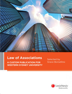 Law of Associations: A Custom Publication for Western Sydney University