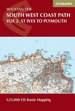 South West Coast Path Map Booklet - Vol 2: St Ives to Plymouth