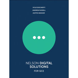 Nelson Digital Solutions for QCE Units 1'4 Student Book with 1 Access  Code for 26 Months