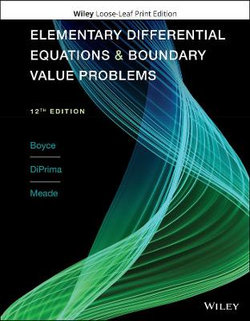 Elementary Differential Equations and Boundary Value Problems