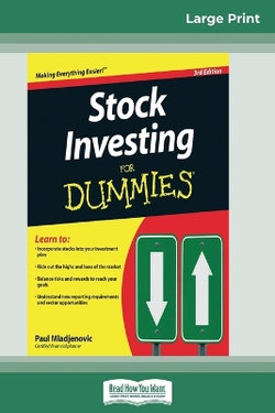 Stock Investing for Dummies(R) (16pt Large Print Edition)