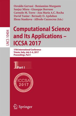 Computational Science and Its Applications – ICCSA 2017