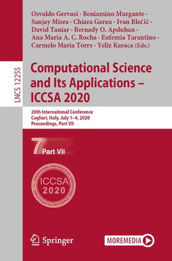 Computational Science and Its Applications – ICCSA 2020