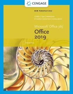 New Perspectives MicrosoftA (R)Office 365 & Office 2019 Introductory