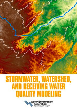 Stormwater, Watershed, and Receiving Water Quality Modeling