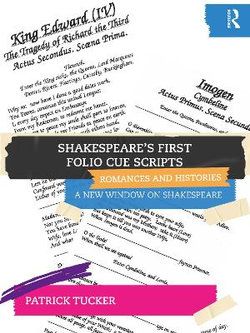 Shakespeare's First Folio Cue Scripts - Romances and Histories