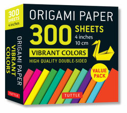 Origami Paper Vibrant Colours 300 Sheets 10cm