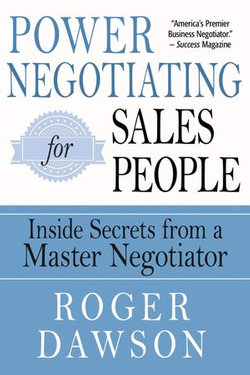 Power Negotiating for Salespeople