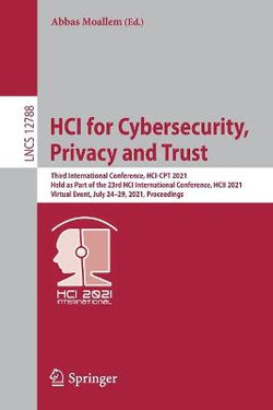 HCI for Cybersecurity, Privacy and Trust