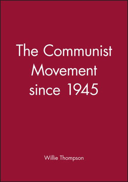 The Communist Movement since 1945