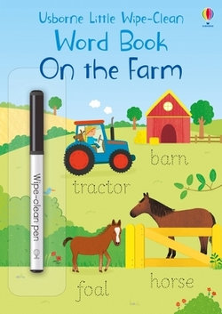 Usborne Little Wipe-Clean Word Book On the Farm