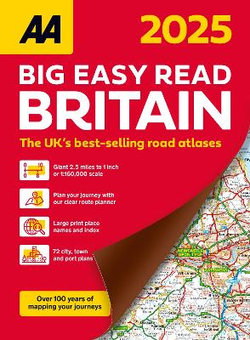 AA Big Easy Read Atlas Britain 2025 2025