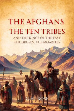 The Afghans, the Ten Tribes, and the Kings of the East. The Druses, the Moabites.