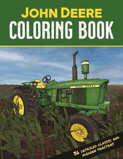 Green Tractors Coloring Book