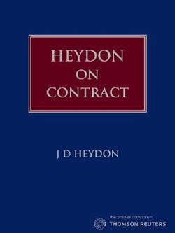 Heydon on Contract Law