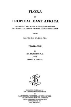 Flora of Tropical East Africa - Proteaceae (1993)