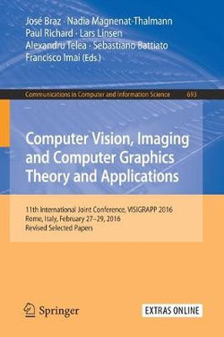 Computer Vision, Imaging and Computer Graphics Theory and Applications