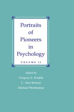 Portraits of Pioneers in Psychology