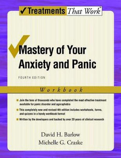 Mastery of Your Anxiety and Panic