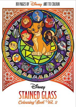 Disney: Stained Glass Adult Colouring Book