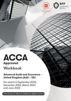 ACCA Advanced Audit and Assurance (UK)