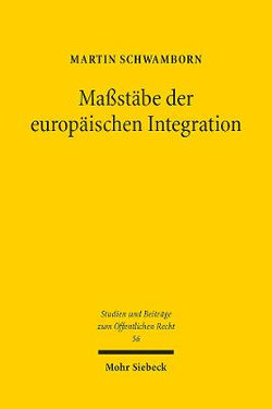 Maßstäbe der Europäischen Integration