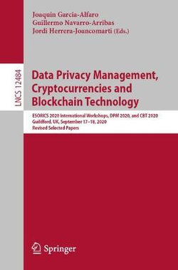 Data Privacy Management, Cryptocurrencies and Blockchain Technology