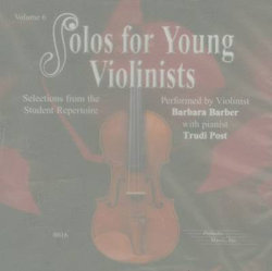 Solos for Young Violinists CD, Volume 6