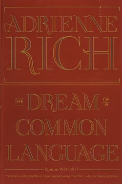 The Dream of a Common Language: Poems 1974-1977