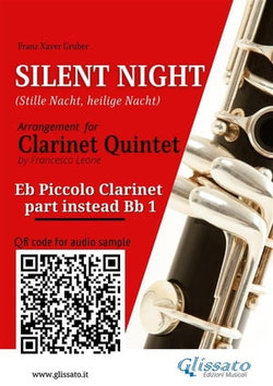 Eb piccolo (instead Bb Clarinet 1) part of "Silent Night" for Clarinet Quintet/Ensemble