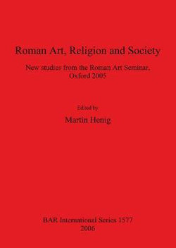 Roman Art Religion and Society