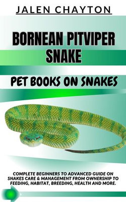 BORNEAN PITVIPER SNAKE PET BOOKS ON SNAKES