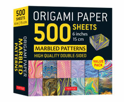 Origami Paper 500 Sheets Marbled Patterns 6 (15 Cm)