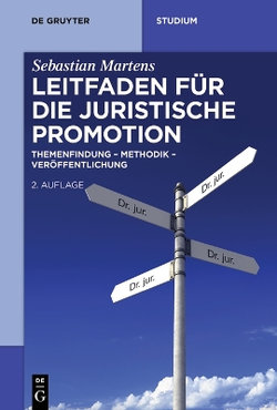 Leitfaden Für Die Juristische Promotion