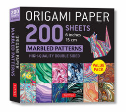 Origami Papers Marbled Patterns