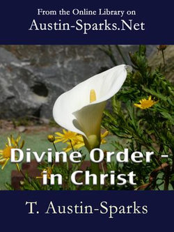 Divine Order - in Christ