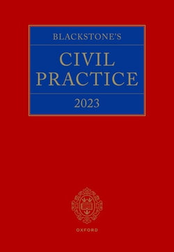 Blackstone's Civil Practice 2023