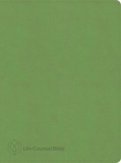 CSB Life Counsel Bible, Apple Green LeatherTouch, Indexed