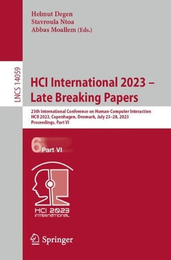 HCI International 2023 - Late Breaking Papers