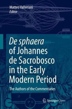 De Sphaera of Johannes de Sacrobosco in the Early Modern Period