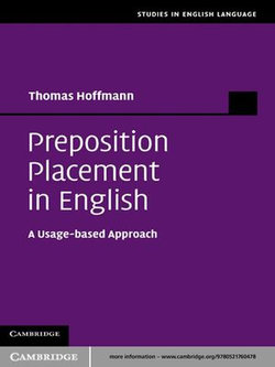 Preposition Placement in English