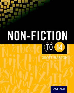 Non-Fiction to 14 Student Book