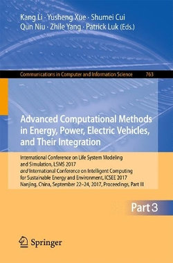 Advanced Computational Methods in Energy, Power, Electric Vehicles, and Their Integration