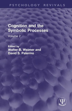 Cognition and the Symbolic Processes