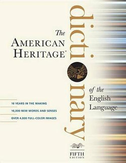 American Heritage Dictionary of the English Language, Fifth Edition