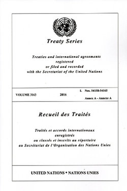 Treaty Series 3163 (English/French Edition)