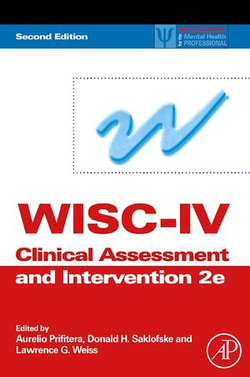 WISC-IV Clinical Assessment and Intervention