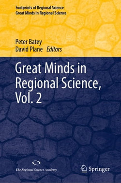 Great Minds in Regional Science, Vol. 2