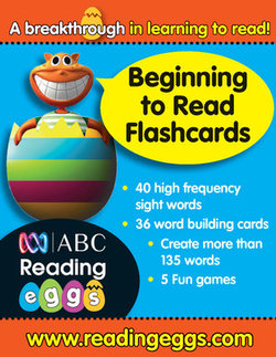 Beginning to Read Flashcards