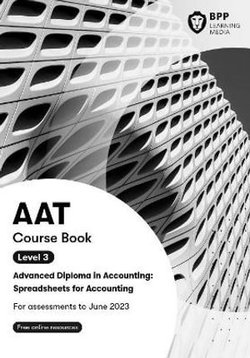 AAT Spreadsheets for Accounting (Synoptic Assessment)